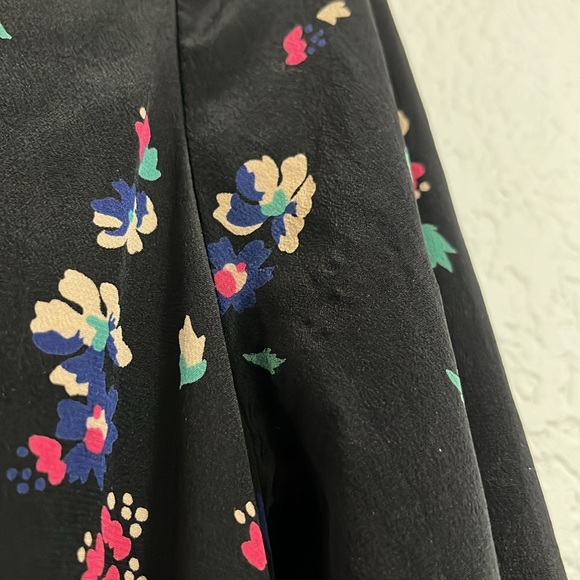 Sezane Floral Silk Shirt Dress - Picture 17 of 17